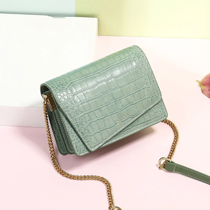 

Stone pattern PU Leather Crossbody Bags For Women 2020 Mini Female Leather Square Shoulder Messenger Bag Lady Travel Totes Green