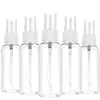 3/5/10pcs Refillable 10ml 30ml 50ml 60ml 100ml Clear PET Plastic Portable Spray Bottle Empty Perfume Container 1