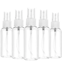 3/5/10pcs Refillable 10ml 30ml 50ml 60ml 100ml Clear PET Plastic Portable Spray Bottle Empty Perfume Container 1