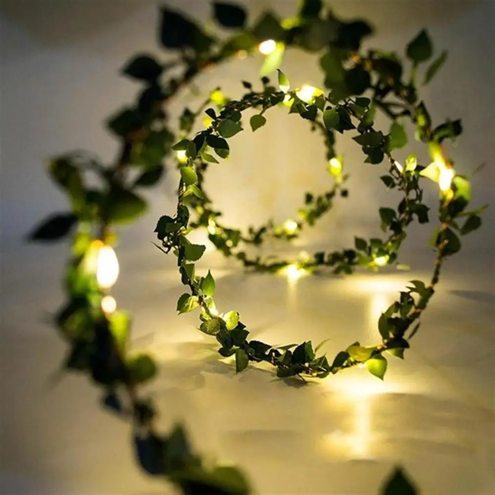 

2M 20 Leds Copper Wire LED String lights Holiday lighting Fairy Garland For Christmas Tree Wedding Party Decoration battery