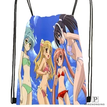 Обычай Хидан. Номер Ария. Походная сумка на шнурке, милый рюкзак для детей(черная спинка) 31x40 см#180531-04-34