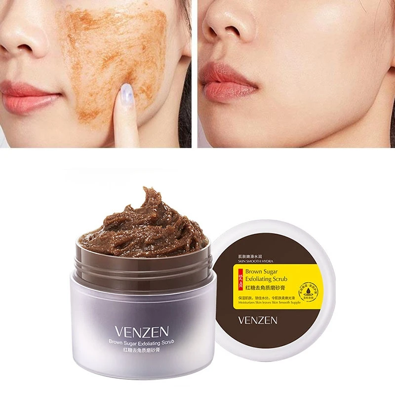 Brown Sugar Exfoliating Cream Moisturizes Brightens Skin Tone Keeps Oil Off Tighten Mask P1 |