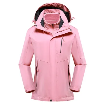 

Autumn and Winter New Style Three-in-One MEN'S Assault Jacket Piece Women's Fleece Inner Wearing Ski Customizable Logo
