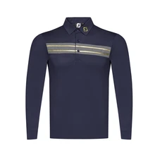 Гольф рубашка с длинным рукавом мужская осень зима