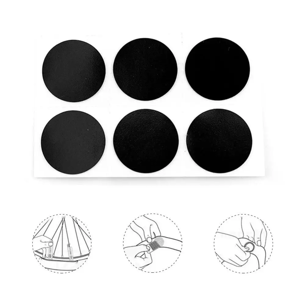 

Glue-free Tire Patch Rubber Bicycle Glue-free Tire Patch Set Bicycle Inner Tube Mending Tool Long Distance Bike Repair Tools