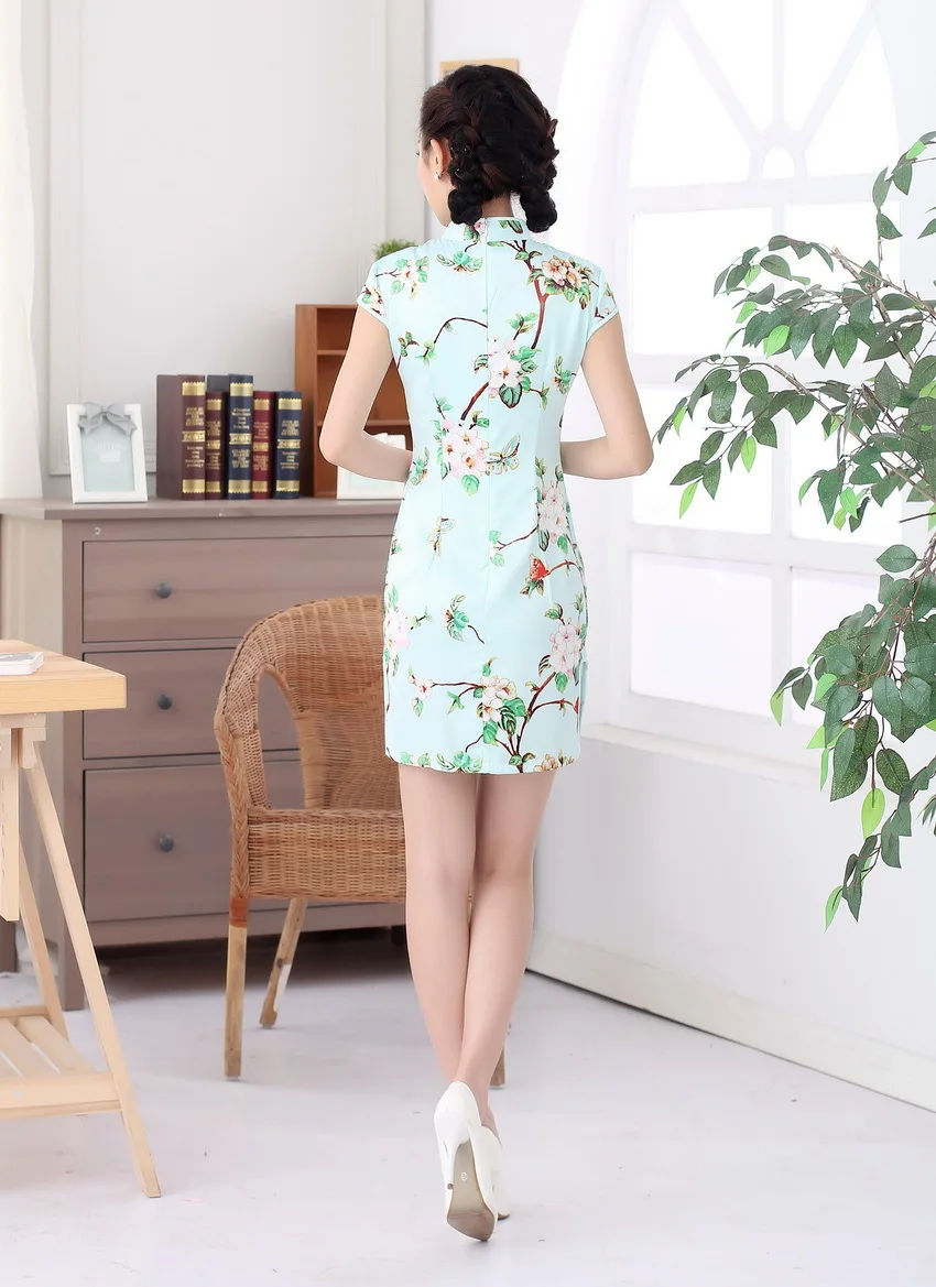Cheongsam китайский костюм Ретро Cheongsam D0004-a