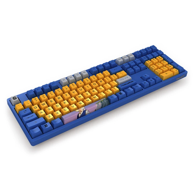 AKKO 3108 V2 Механическая игровая клавиатура DragonBall Z Vegeta 108 Key Dyesub PBT Keycaps Cherry MX
