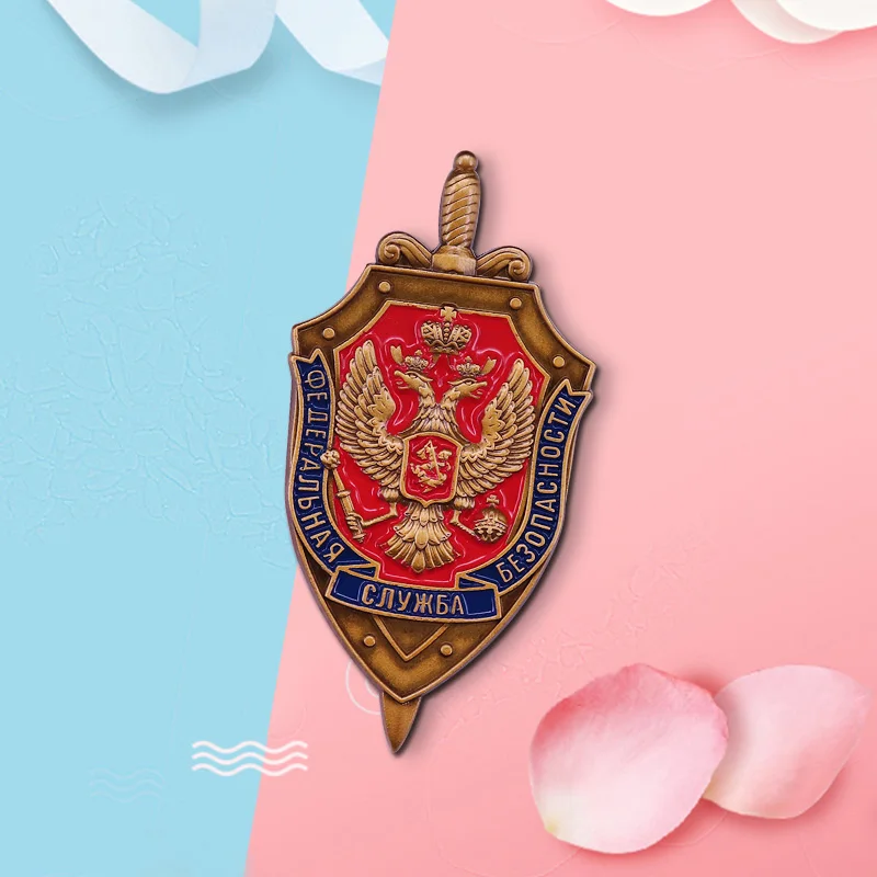 新品FSB ロシアスパイ用ロシアパスポートスパイペン親露バッチ5点 匿名郵送新品FSB kgb ロシアスパイ ロシア パスポート型ノート