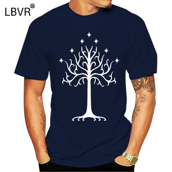 

Womens White Tree Of Gondor T-Shirt - Funny T Shirt Retro Lord Cool Symbol Rings Confortable Tee Shirt