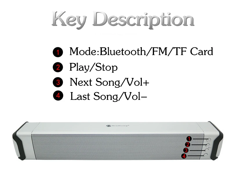Laiyiqi силиконовый корпус Bluetooth Колонка домашний кинотеатр Саундбар объемный звук беспроводной caixa de som portatil alto falante