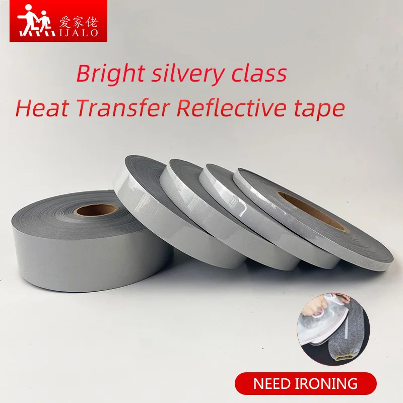 Heat Transfer Reflective Tape Ribbon Sticker For Iron On Bag Shoes Clothing Handmade Crafts easy DIY 1/1.5/2/2.5/5cm