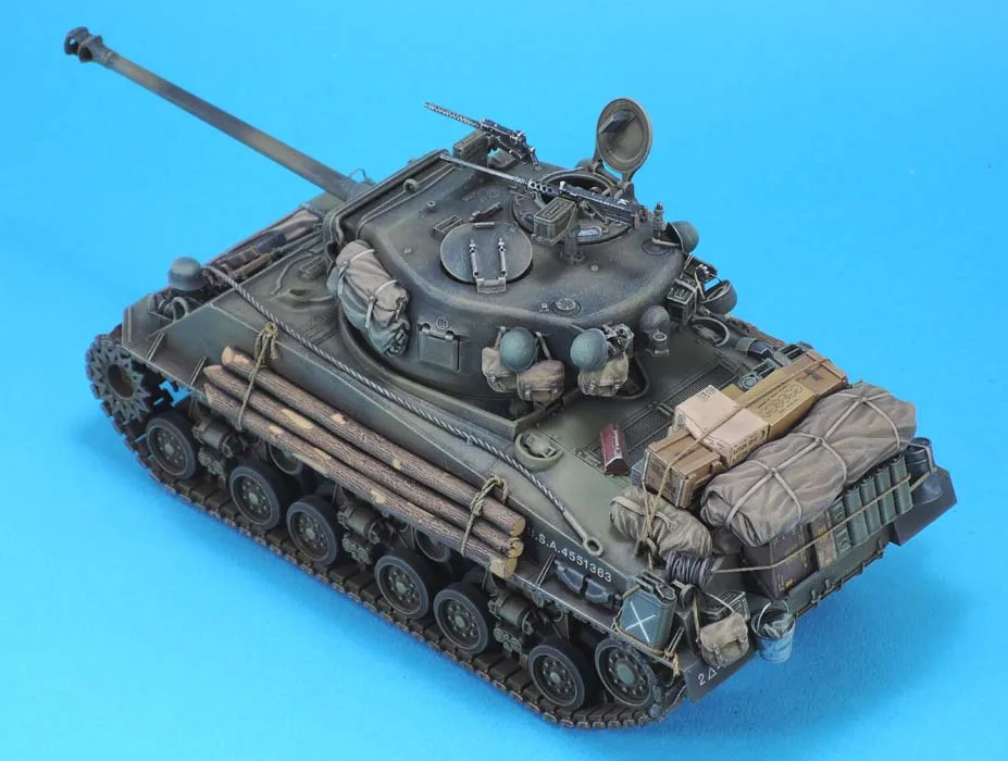 1/35 полимерная Модель Строительный набор фигурка посылка для M4(без бака