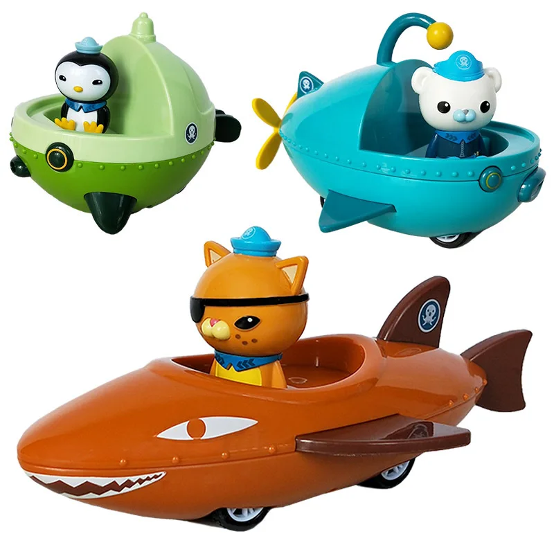 Экшн-фигурки Octonauts игрушки фонарь рыба лодка Восьмиядерный автомобиль капитан