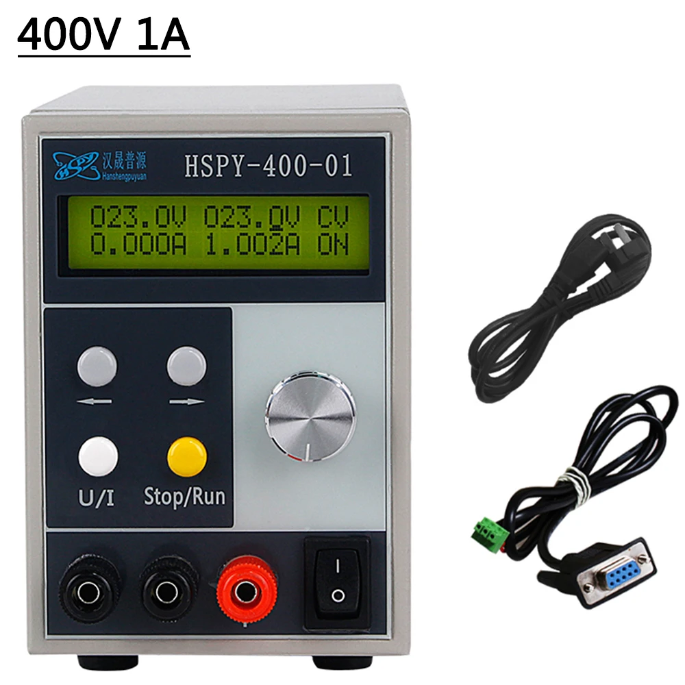 400V 1A DC Регулируемый импульсный источник питания лабораторные источники питания программируемый профессиональный настольный источник питания цифровой 220 V