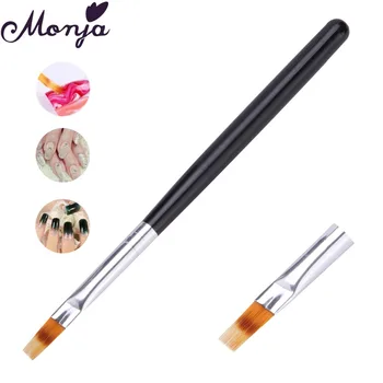 

Monja Nail Art Design French Acrylic Gel Nail Brush Color Gradient Bloom Transfer Stamping Painting Pen Manicure Tools