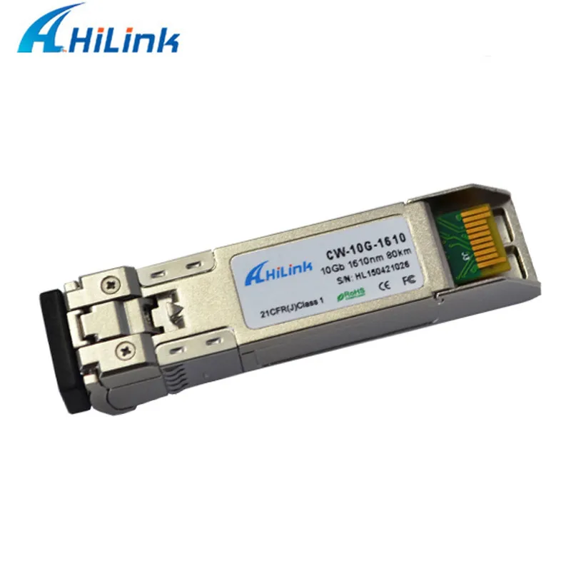 Hilink волоконно-оптический трансивер 10G CWDM SFP+ модули 80 км 1610nm