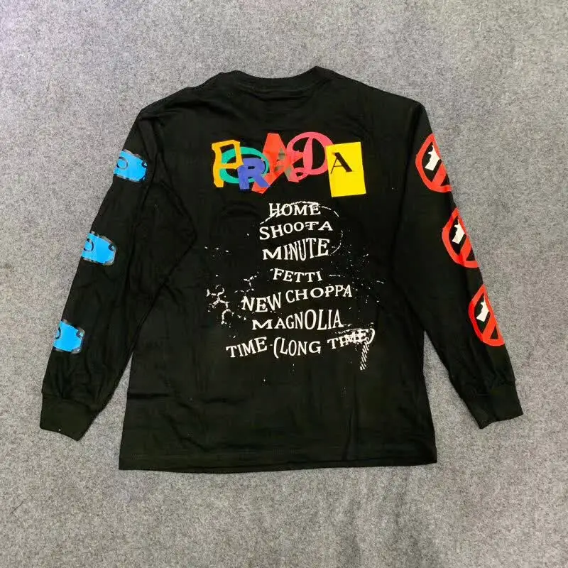 Мужские и женские футболки Astroworld t-shirt новая футболка с изображением Трэвиса Скотта, футболка с принтом граффити, галстук-краситель, астромир, топы