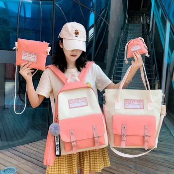 

Female Cute Backpacks Korean Style College Black Retro Teenage Backpacks For Girls Mochila Notebook Women Rucksack Schoolbag