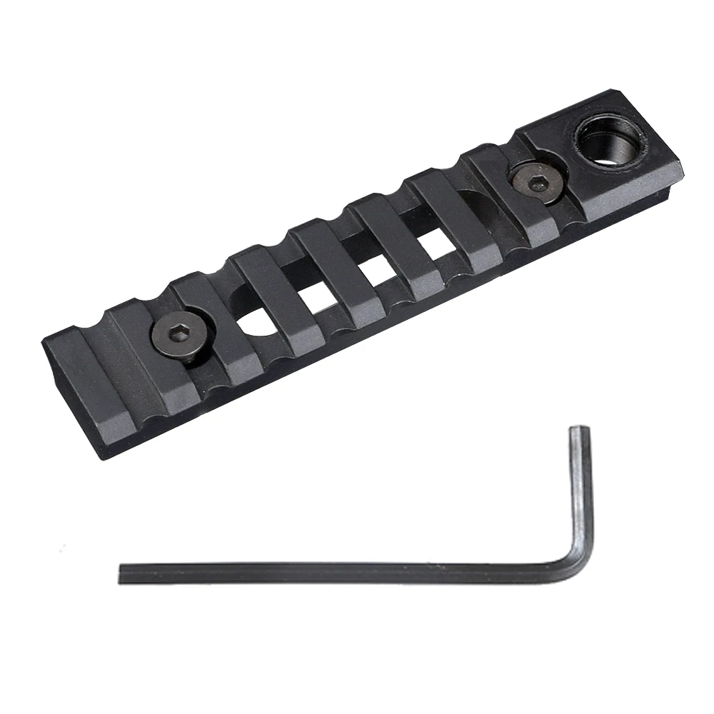 

Tactical Keymod Rail Mount Picatinny Weaver Rail Sections 8 Slots Mount Base With QD Sling Swivel Adapter Wrench For Hunting