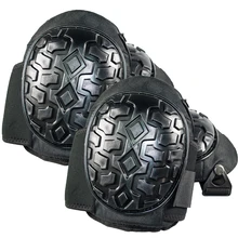 1 Pair Outdoor Gel Construction Job Housework Portable Adjustable Strap Cushion Professional Leg Protector PVC Knee Pads