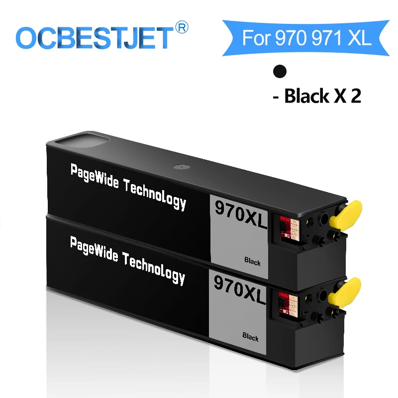 OCBESTJET Black Compatible Ink Cartridge For HP 970 971 970XL 971XL