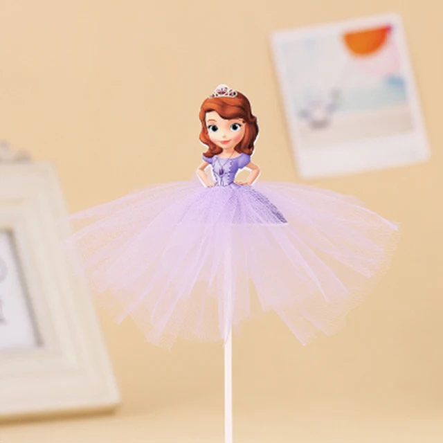 1pcs/Lot Frozen Elsa Anna Princess Cake Cupcake Toppers Cake Flag Girls Birthday Party Decoration Anniversaire Cake Supplies 1pc-Flag7