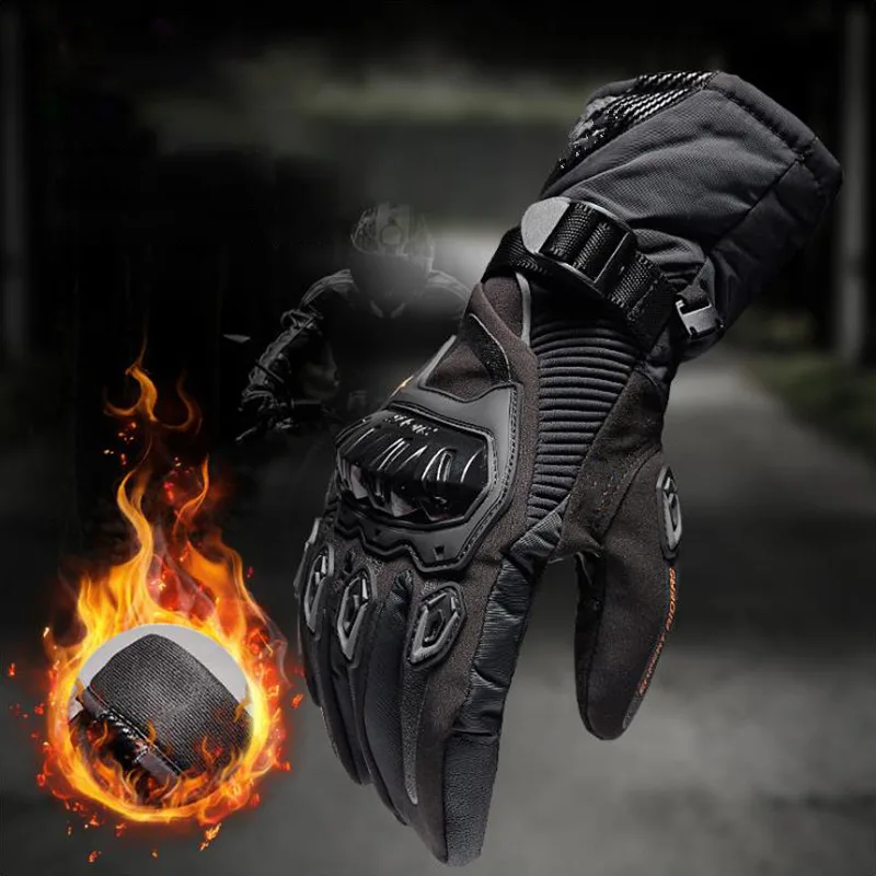 Зимние теплые мото rcycle перчатки водонепроницаемые ветрозащитные Guantes moto Luvas сенсорный экран moto siklet Eldiveni