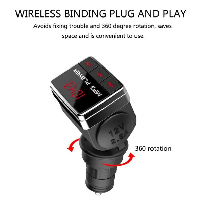 Fm-передатчик Handsfree автомобильный комплект BT10 Bluetooth fm-передатчик беспроводной Handsfree автомобильный комплект MP3 плеер USB зарядное устройство горячая распродажа