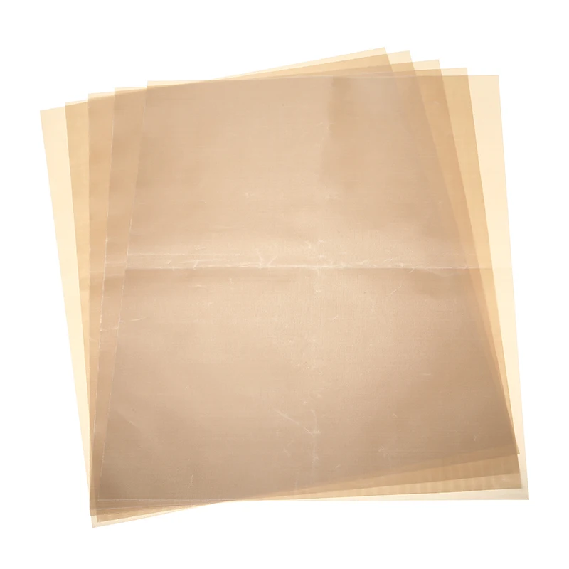 5pcs 30*40cm Kitchen BBQ Grill Mat Non-stick Roasting Foil Fiberglass Baking Pad BBQ Accessory Camping Cooking Supplies New