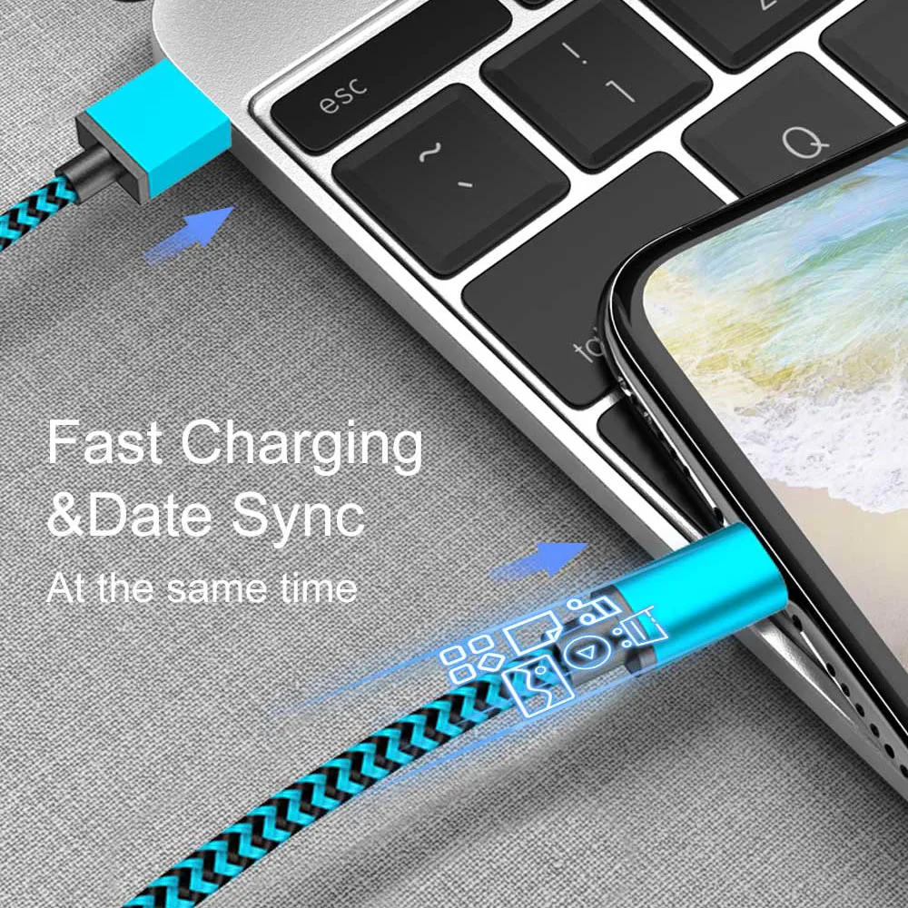 Кабель MUSTTRUE 3A type-C для синхронизации данных и быстрой зарядки для Xiaomi redmi note 8 pro samsung A50 tipe c Плетеный провод USB C кабель