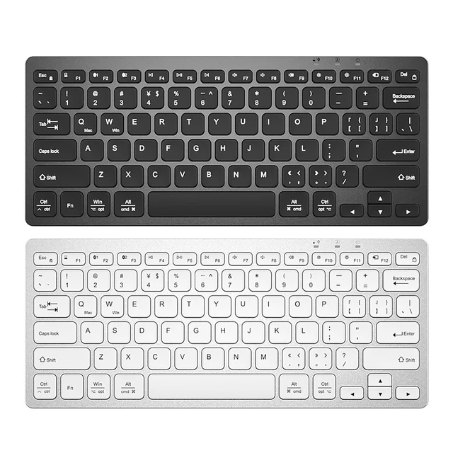 Clavier Logitech Clavier Bluetooth multi-appareils K380 - Clavier -  Bluetooth - Allemand - noir