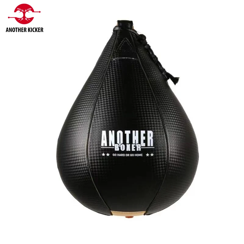 

Boxing Speed Ball Black Red MMA Fight Training Punching Leather Pearl Ball Fighter Ball Gym Kickboxing Muay Thai Punch Equipment