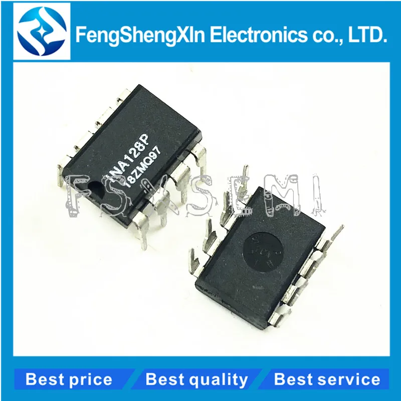 10 шт./лот INA128PA INA128P INA128 низкая мощность измерительные усилители IC DIP-8
