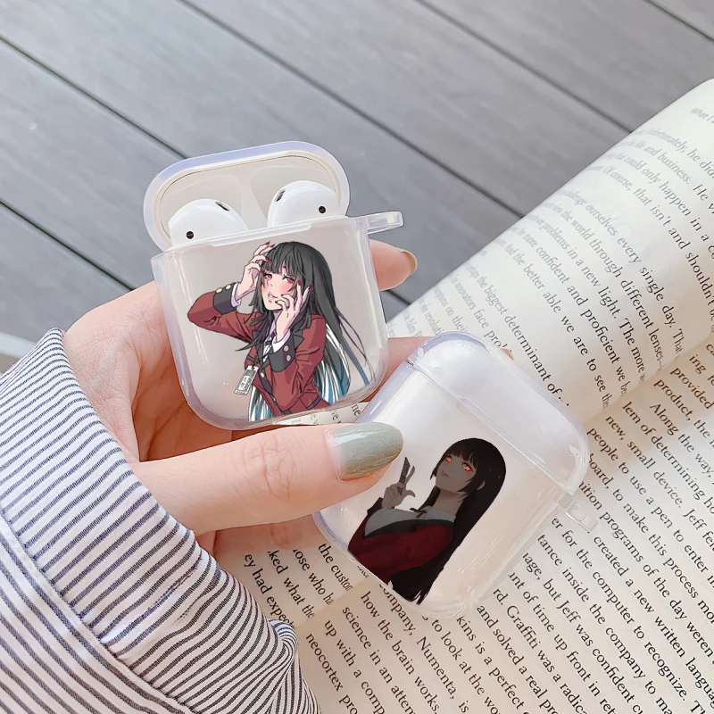 Чехол для наушников с японским аниме Kakegurui Jabami Yumeko Apple iPhone зарядный бокс AirPods Pro