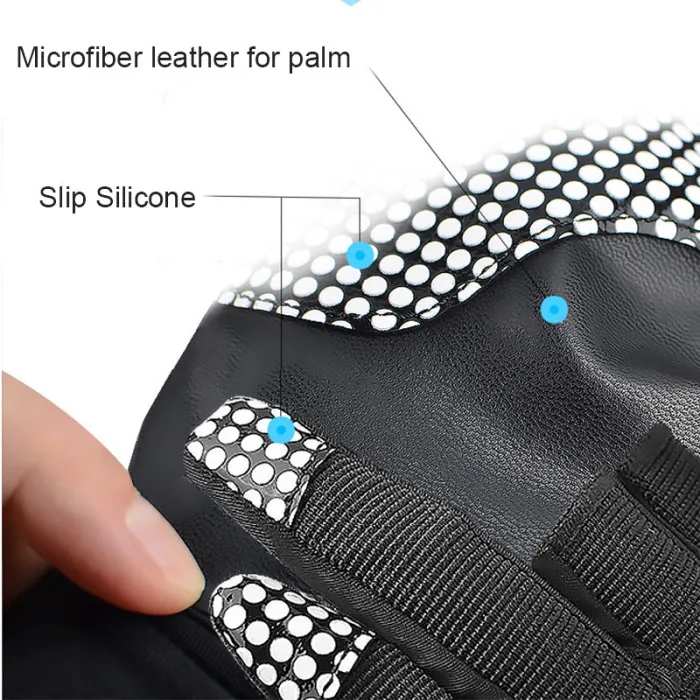 1 пара 3 пальцев противоскользящие Светоотражающие перчатки лодка гребля рыболовные износостойкие перчатки ED889