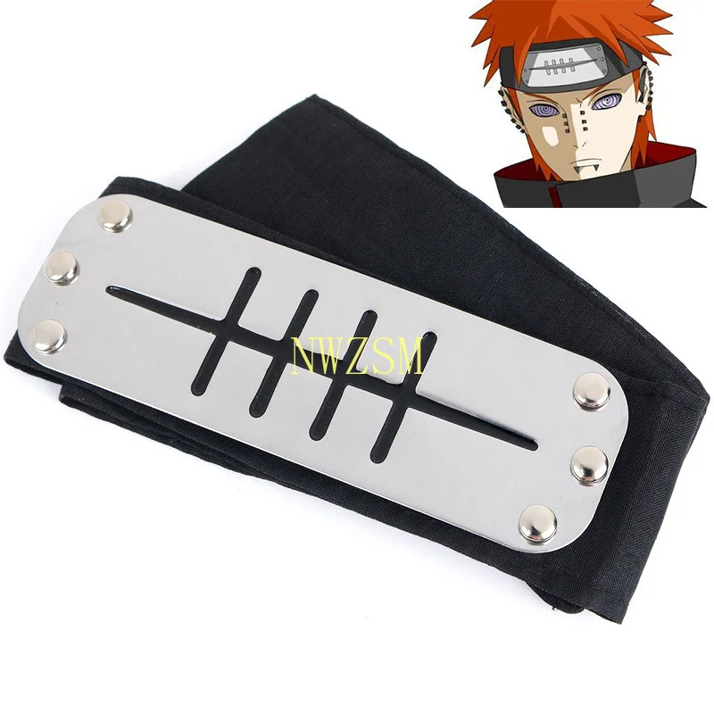 Аниме Naruto повязка на глаза для косплея Prop Sasuke Uchiha Itachi Kakashi Pein черный синий