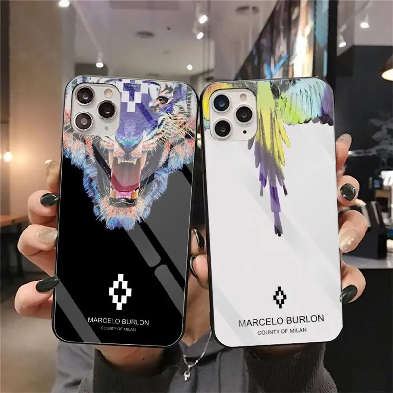 

Marcelo Burlone tiger snake Phone Case Tempered Glass For iPhone 12 pro max mini 11 Pro XR XS MAX 8 X 7 6S 6 Plus SE 2020 case