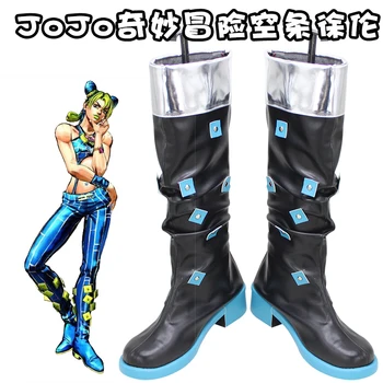 

JOJO's Bizarre Adventure Stone Ocean Jolyne Cujoh shoes Cosplay JOJO's Bizarre Adventure PU leather shoes men women cartoon shoe