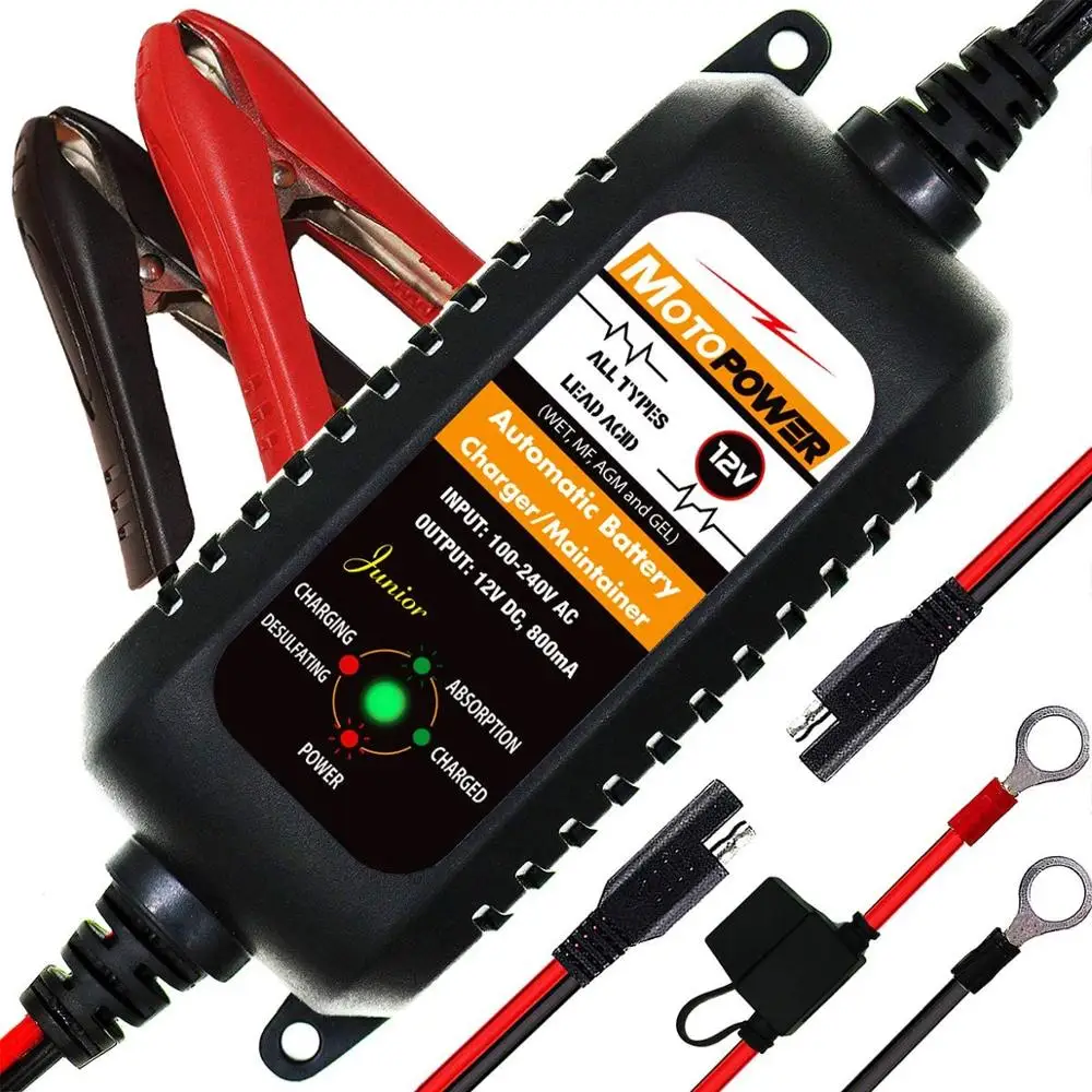 Car Battery Charger 6 Amp 12V Fully Automatic Battery Maintainer for Car Truck