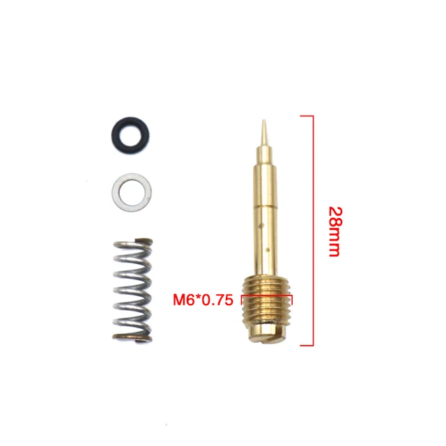 Carburetor Part ハーレーケイヒンCVキャブレター用のアイドルエア 燃料イージー調整ネジ Idle Air Fuel Easy