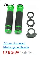 Для KAWASAKI KL250 KL650 KLF110 KLF185 KLF220 KLF300 KLR250 KLR650 KZ440 резиновые 7/" 22 мм руль мотоцикла рукоятка ручки