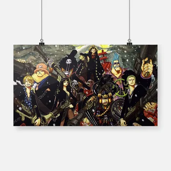 

Canvas HD Printed One Piece Painting Wall Art Luffy Poster Home Decor Japan Cartoon Role Pictures Living Room Modular No Frame