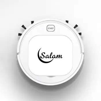 

Auto USB Sweeping 1800Pa Multifunction Smart Robot Vacuum Cleaner Dry Wet Floor Cleaner Salam With Moon -Islamic Art Muslim