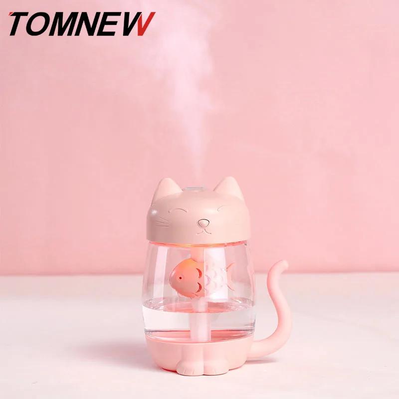 

2019 New Style Cute Pet Cat Humidifier Office Household Car Mounted Mini USB Humidifier Three-in-One Humidifier
