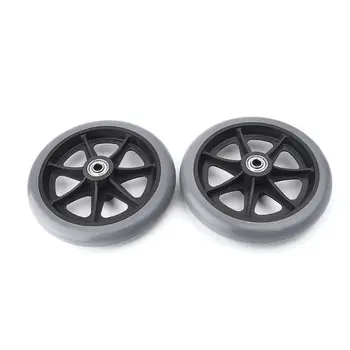 

2pcs 6" Wheelchair Casters Small Cart Rollers Chair Wheels Accessories