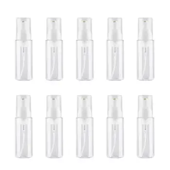 

10 Pcs Plastic Reusable Refillable Foam 50ml Bottle Dispenser for Shampoo Travel Shower Gel Body Lotion Cleanser