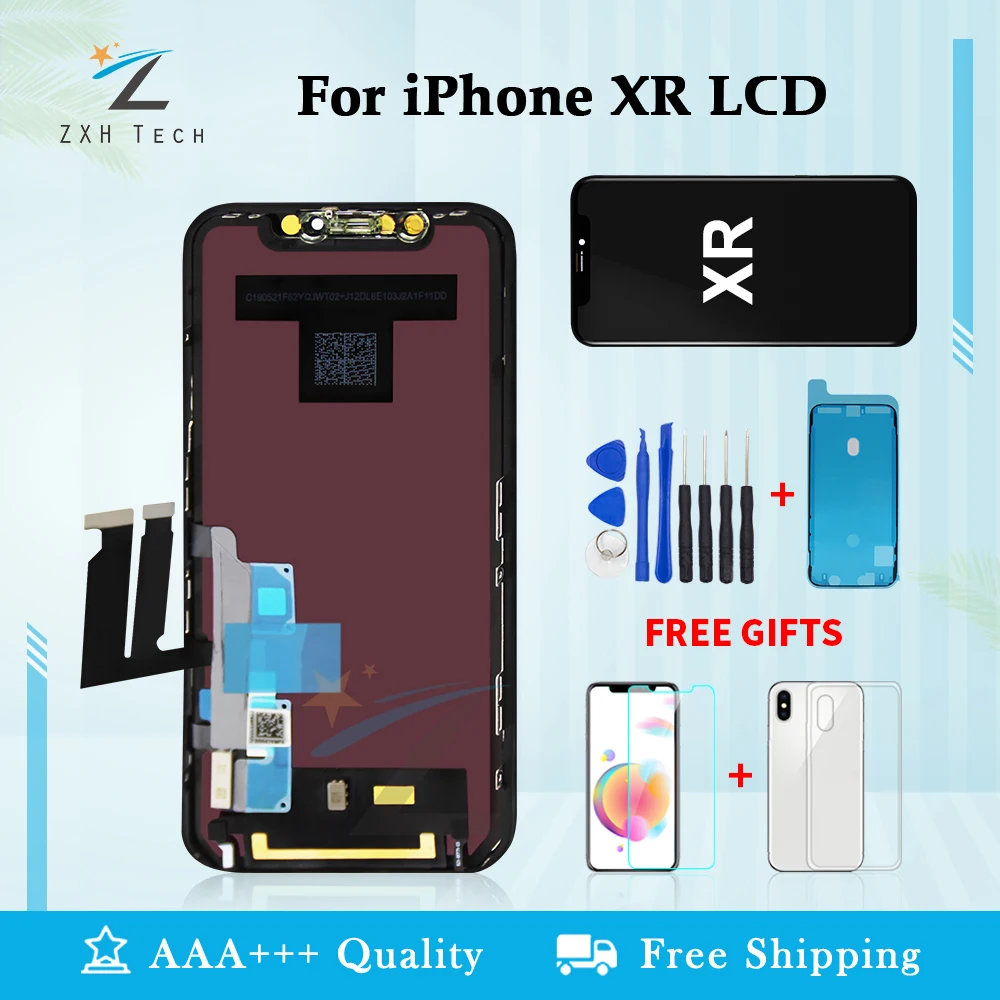1 шт. OEM сменный ЖК-экран в сборе дигитайзер для iPhone XR lcd сенсорный без битых пикселей с бесплатными инструментами