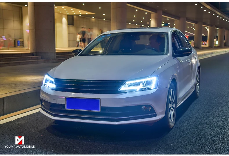 Фара для автомобиля VW Jetta Mk6 2011- Jetta головной светильник s противотуманный светильник s дневной ходовой светильник DRL H7 светодиодный Биксеноновая лампа автомобильные аксессуары