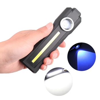 

UV COB 3W LED Ultraviolet Violet Sterilize Work Stand Inspection Flashlight UV Flashlight COB Flashlight LED Flashlight