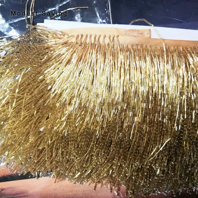 1 ярд 15 см золотое ожерелье с бахромой обрезанная лента швейная трубка отделочная кисточка латинское платье драма вечернее платье одежда аксессуары